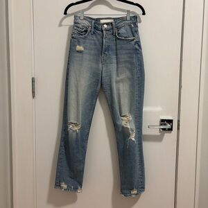 Mother Denim Tomcat in Light Blue size 24